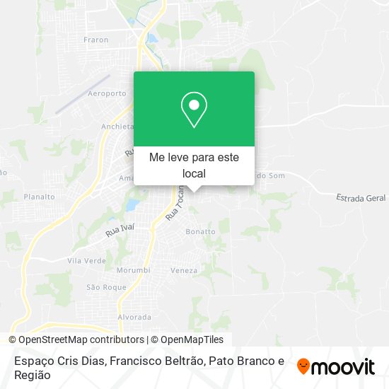 Espaço Cris Dias mapa