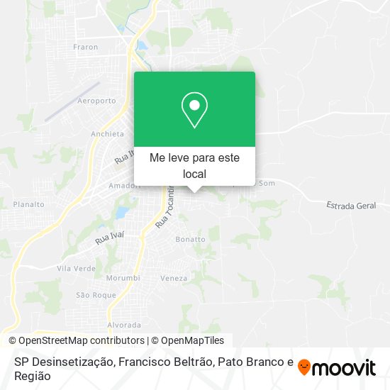 SP Desinsetização mapa