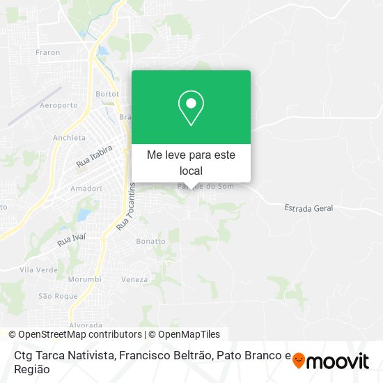 Ctg Tarca Nativista mapa