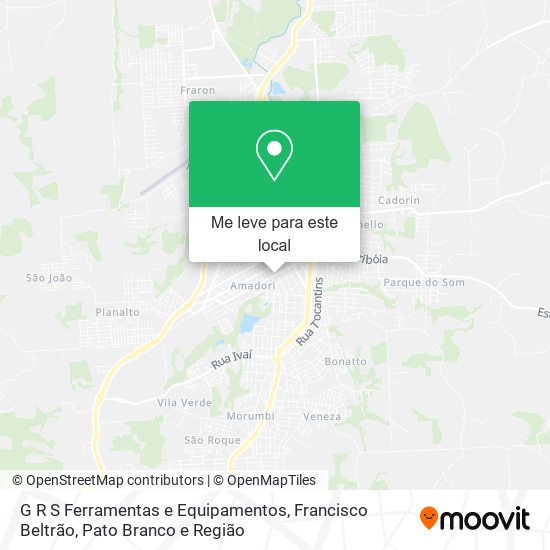 G R S Ferramentas e Equipamentos mapa