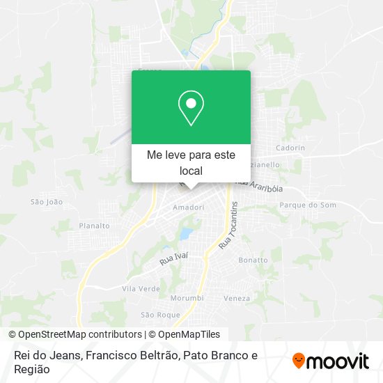 Rei do Jeans mapa