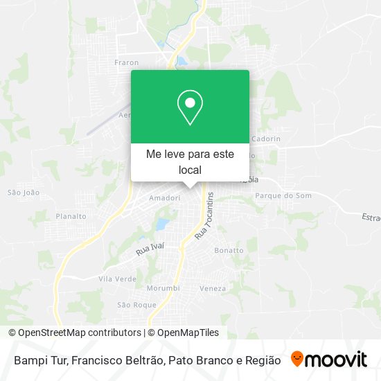 Bampi Tur mapa