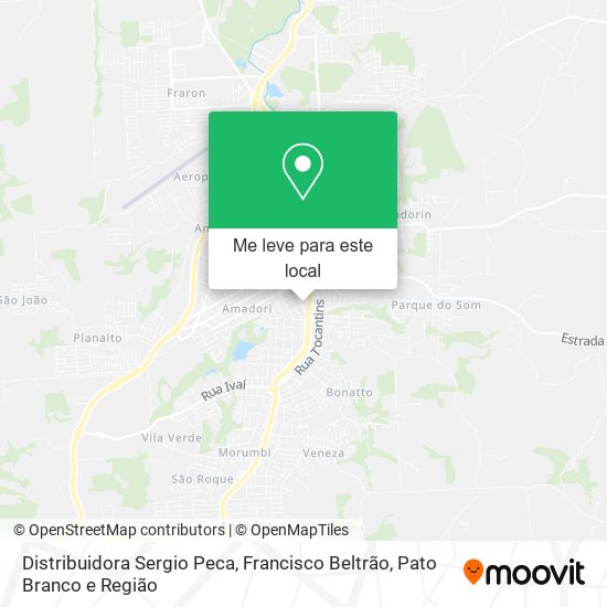 Distribuidora Sergio Peca mapa