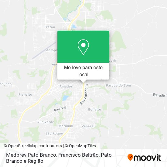 Medprev Pato Branco mapa
