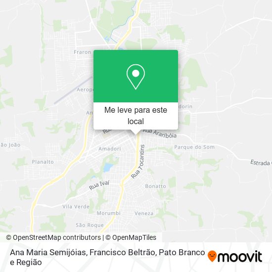 Ana Maria Semijóias mapa