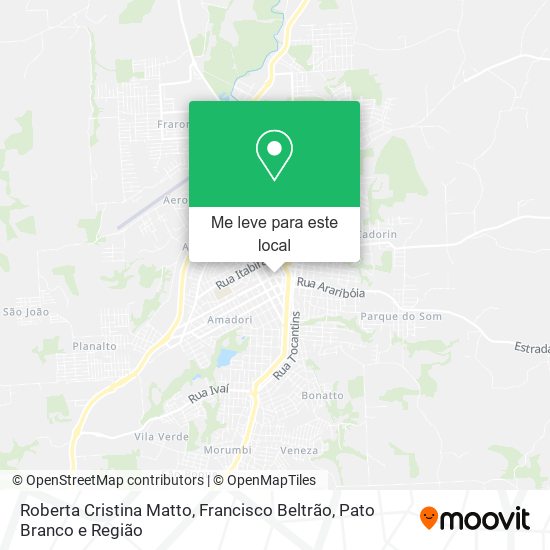 Roberta Cristina Matto mapa