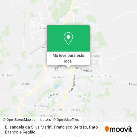 Elisângela da Silva Marini mapa