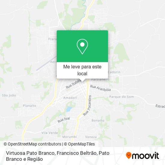 Virtuosa Pato Branco mapa