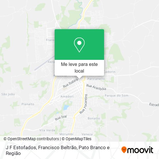 J F Estofados mapa