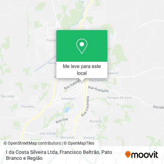 I da Costa Silveira Ltda mapa