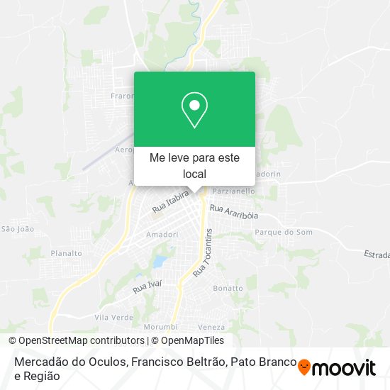Mercadão do Oculos mapa