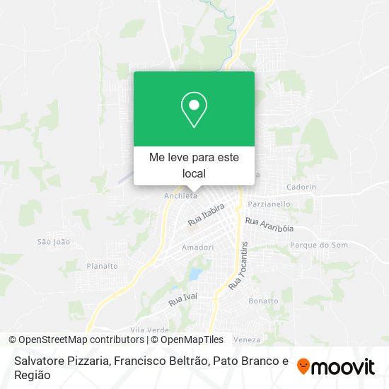Salvatore Pizzaria mapa