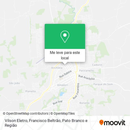 Vilson Eletro mapa