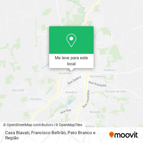 Casa Biavati mapa