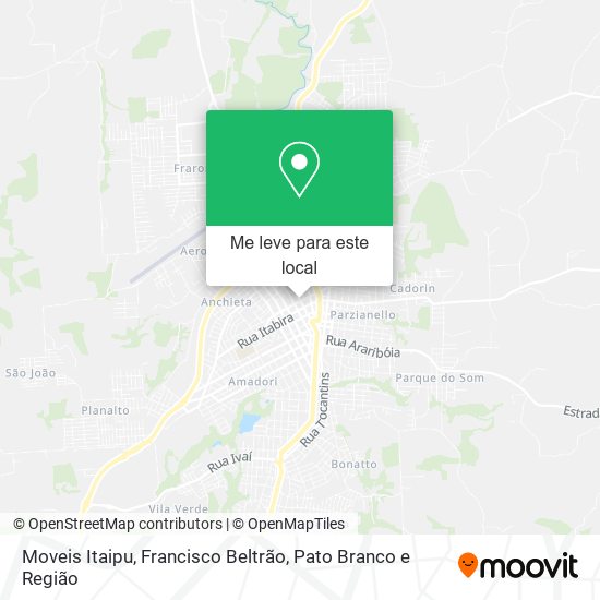 Moveis Itaipu mapa
