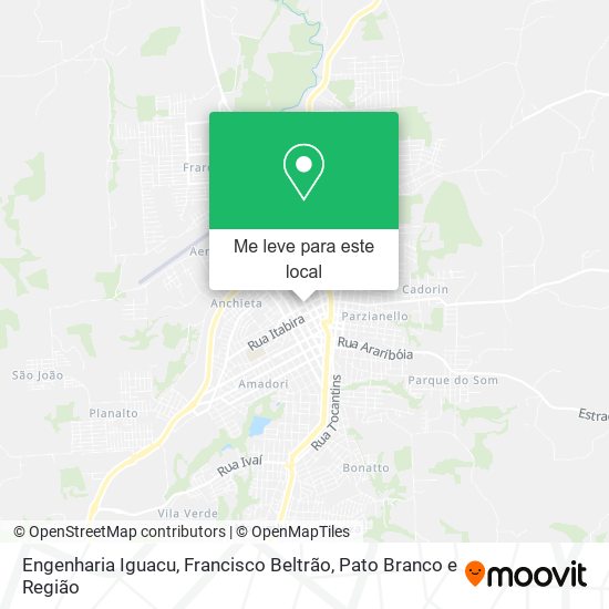 Engenharia Iguacu mapa