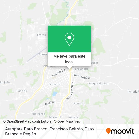 Autopark Pato Branco mapa