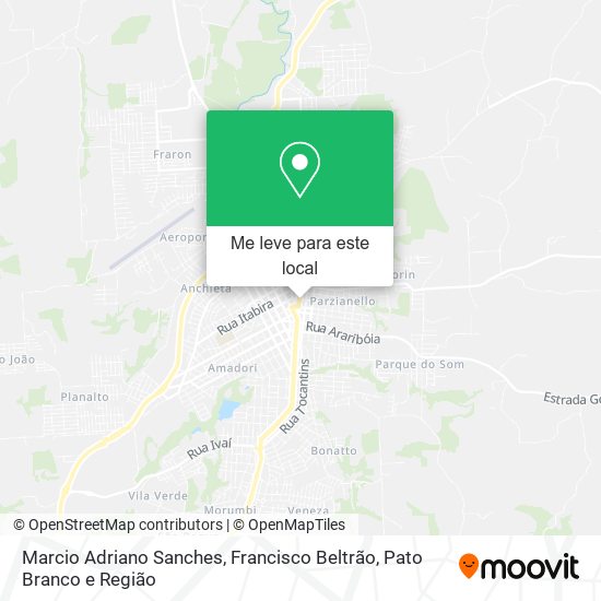 Marcio Adriano Sanches mapa