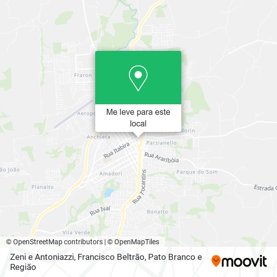 Zeni e Antoniazzi mapa