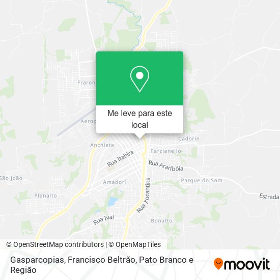 Gasparcopias mapa