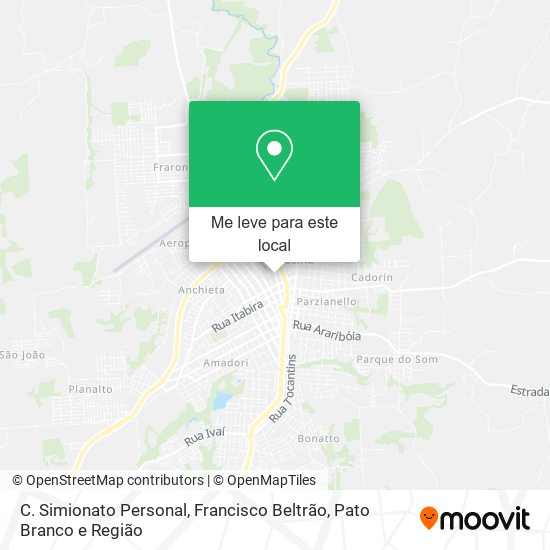 C. Simionato Personal mapa