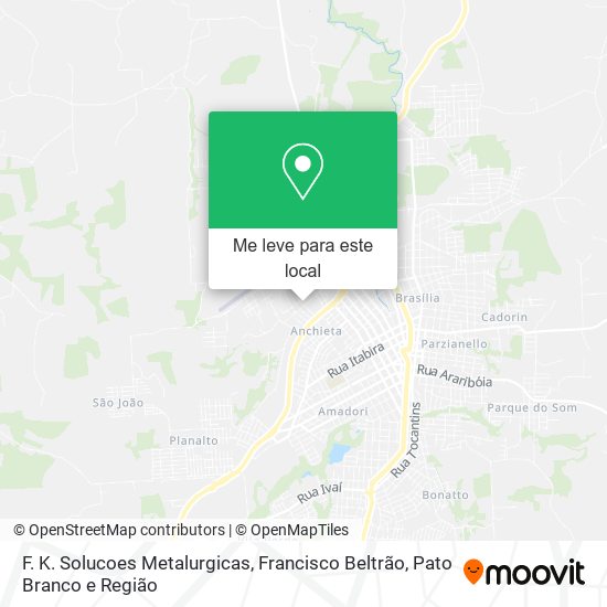 F. K. Solucoes Metalurgicas mapa
