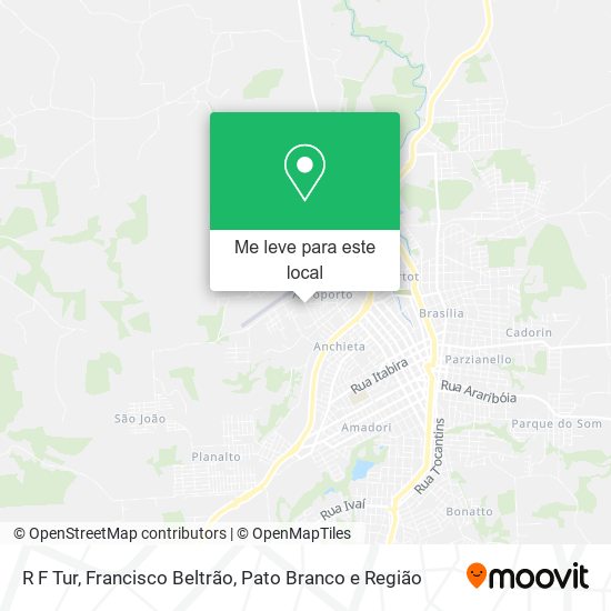 R F Tur mapa