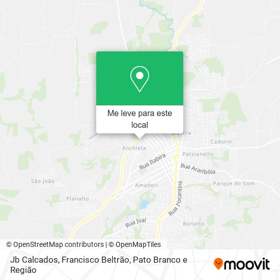 Jb Calcados mapa