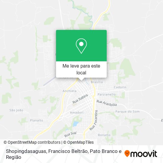 Shopingdasaguas mapa