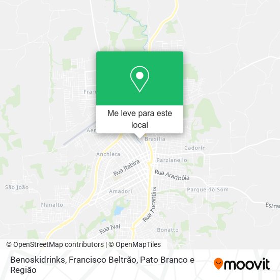 Benoskidrinks mapa