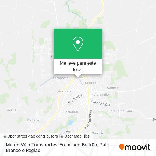 Marco Véio Transportes mapa