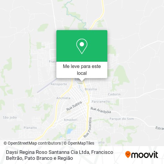 Daysi Regina Roso Santanna Cia Ltda mapa