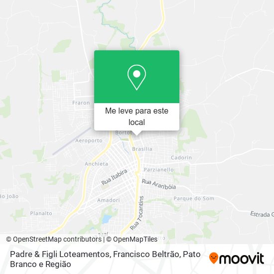 Padre & Figli Loteamentos mapa