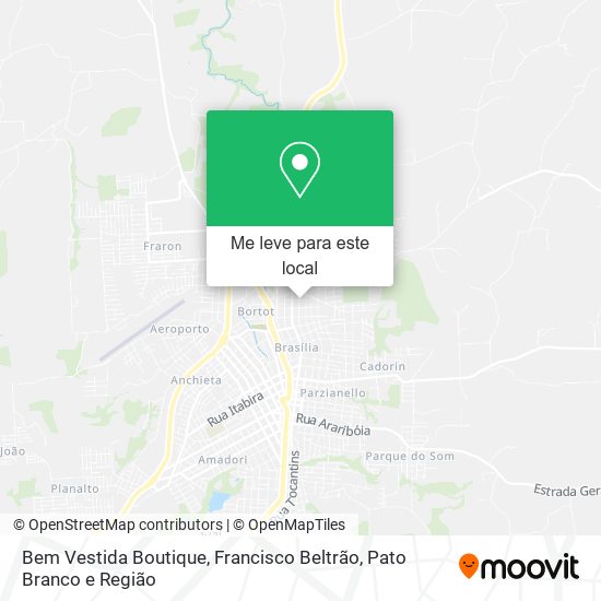 Bem Vestida Boutique mapa