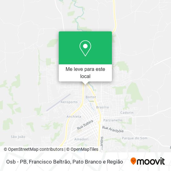 Osb - PB mapa