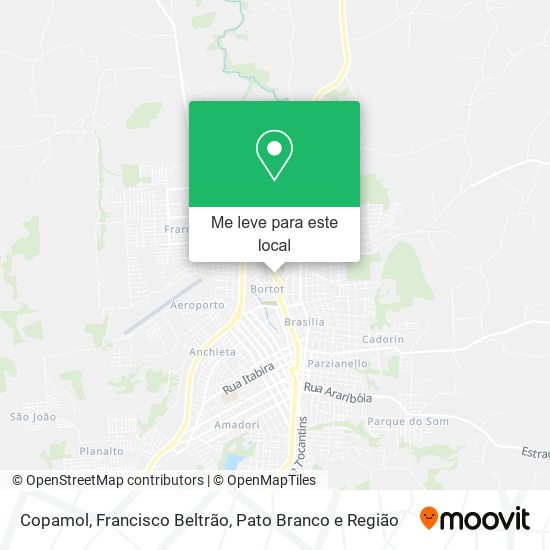 Copamol mapa
