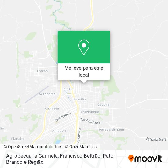 Agropecuaria Carmela mapa