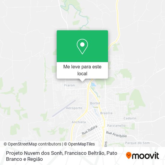 Projeto Nuvem dos Sonh mapa