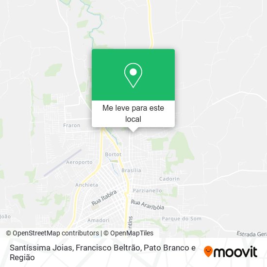 Santíssima Joias mapa