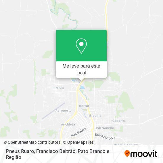 Pneus Ruaro mapa