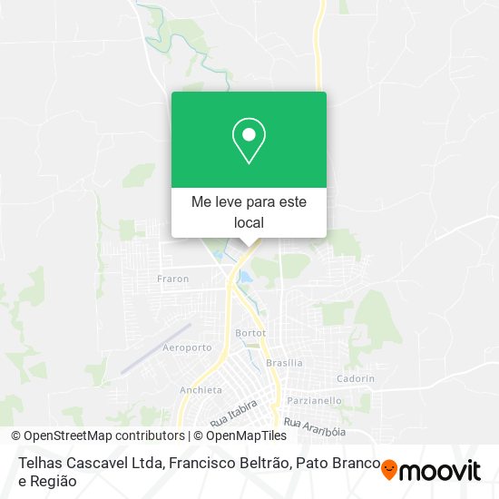 Telhas Cascavel Ltda mapa