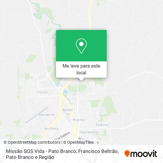 Missão SOS Vida - Pato Branco mapa