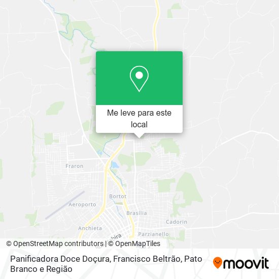 Panificadora Doce Doçura mapa