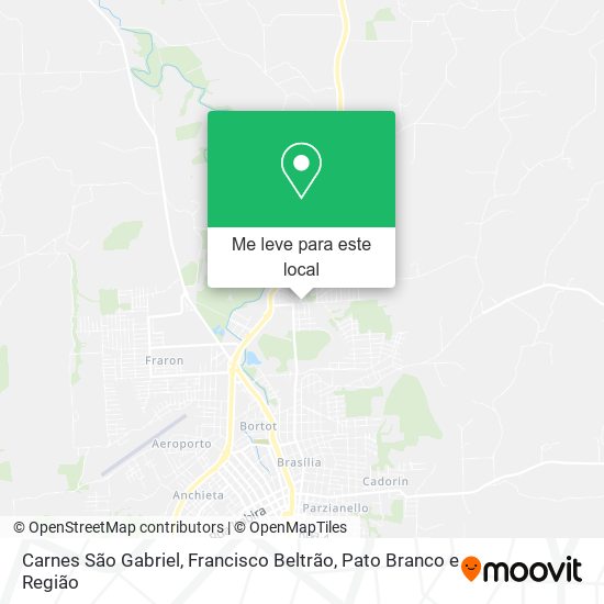 Carnes São Gabriel mapa