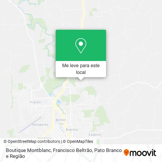 Boutique Montblanc mapa