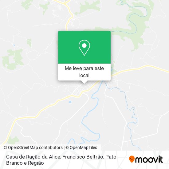 Casa de Ração da Alice mapa