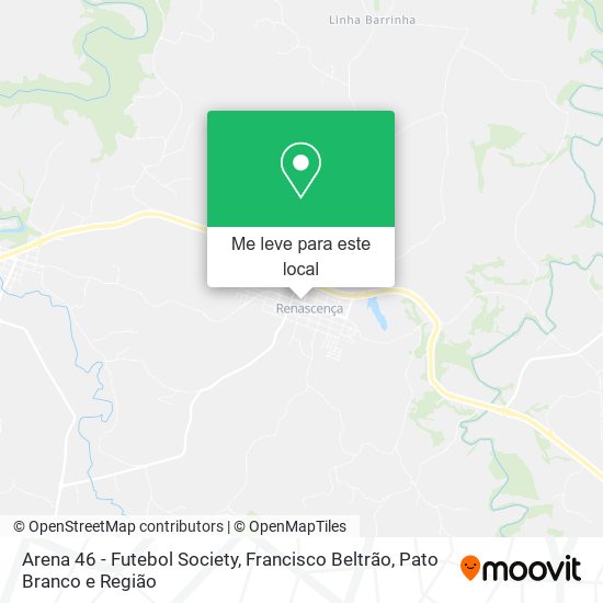 Arena 46 - Futebol Society mapa