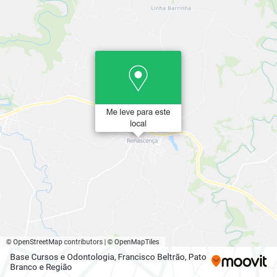 Base Cursos e Odontologia mapa