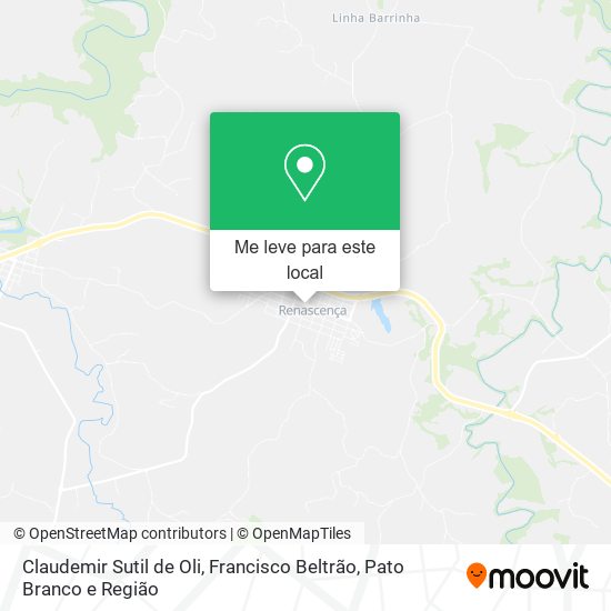 Claudemir Sutil de Oli mapa