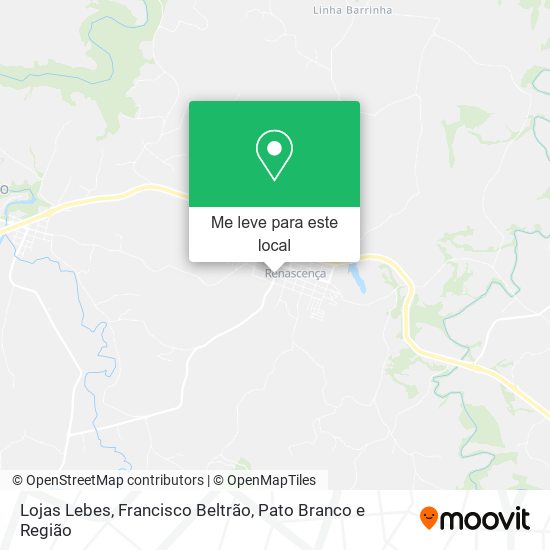Lojas Lebes mapa
